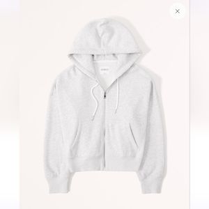 Women's Abercrombie Essential Ribbed Sunday Hooded Full Zip